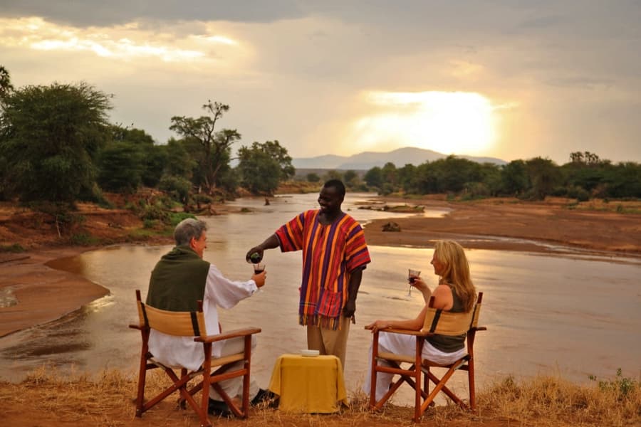 Our guests on safari